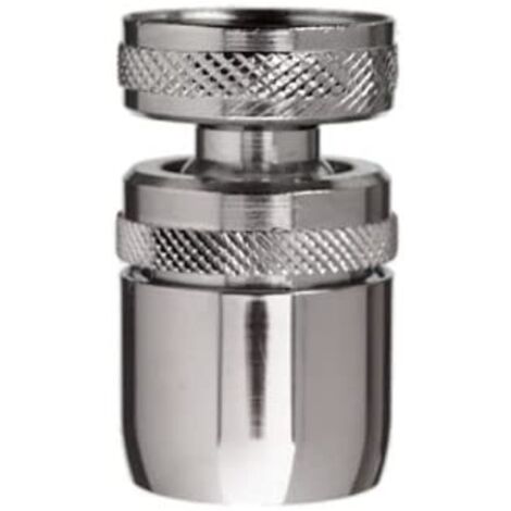 REGOLATORE RISPARMIO ACQUA PER RUBINETTERIA - CON SNODO M22x1 - OTTONE CROMATO