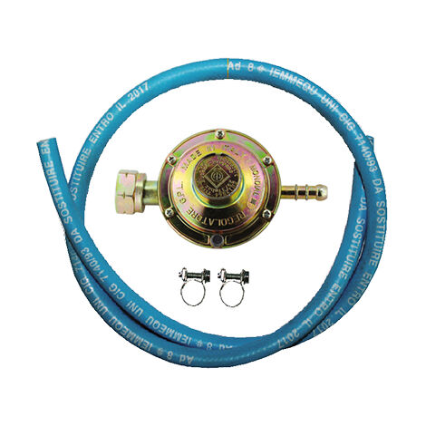 REGOLATORE PER GAS Gpl Bassa Pressione Taratura Variabile 4/7 10 Kg/H  Bombola EUR 16,90 - PicClick IT