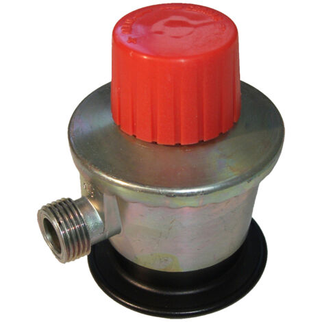 REGULADOR BOMBONA BUTANO NARANJA SALIDA LIBRE BOTON ROJO