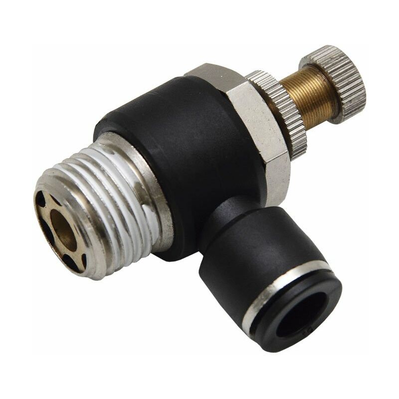 

Regulador de Caudal Cónico Unidireccional para Cilindro Medida rosca:1/2 Medida Tubo:10 mm