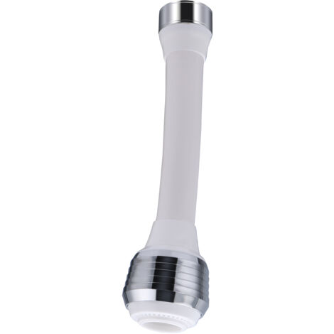 regulador de chorro H22x100 con aireador 2 chorros blanco