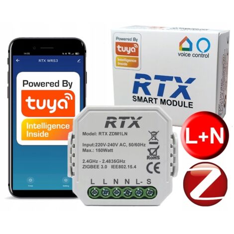 Regulador de intensidad de pared TUYA ZigBee