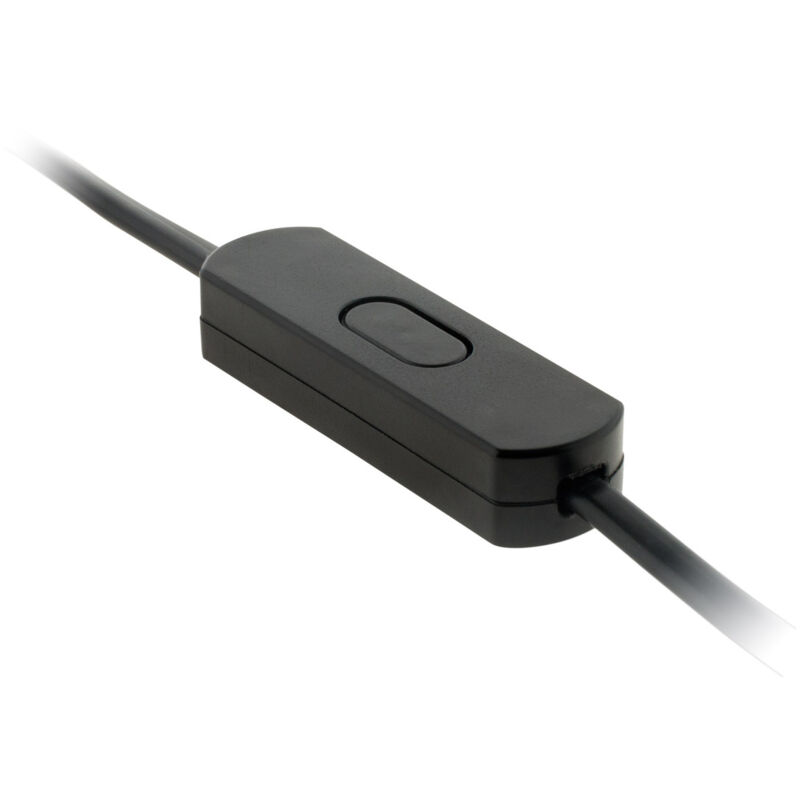 

Regulador de luz universal compatible LED 1-25W precableado Negro - Elexity