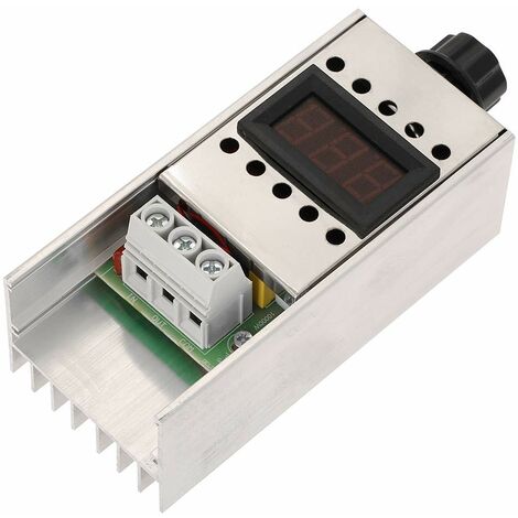 Regulador de voltaje - AC220V 10000W Pantalla digital Regulador de voltaje electrónico SCR de alta potencia
