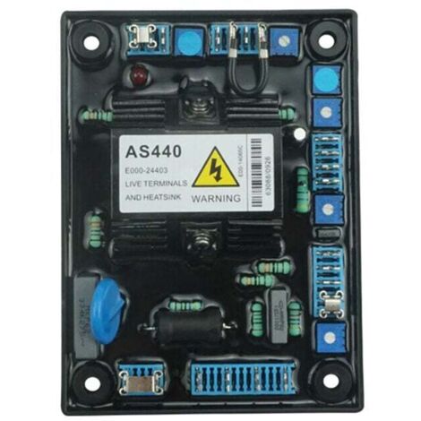 Regulador de voltaje automático AVR AS440 Regulador de generador Accesorios para generadores Placa reguladora de voltaje Regulador ESC