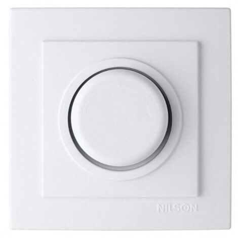 Regulador Luminoso Empotrar Máximo 600w Marco Incluido Serie Nilson
