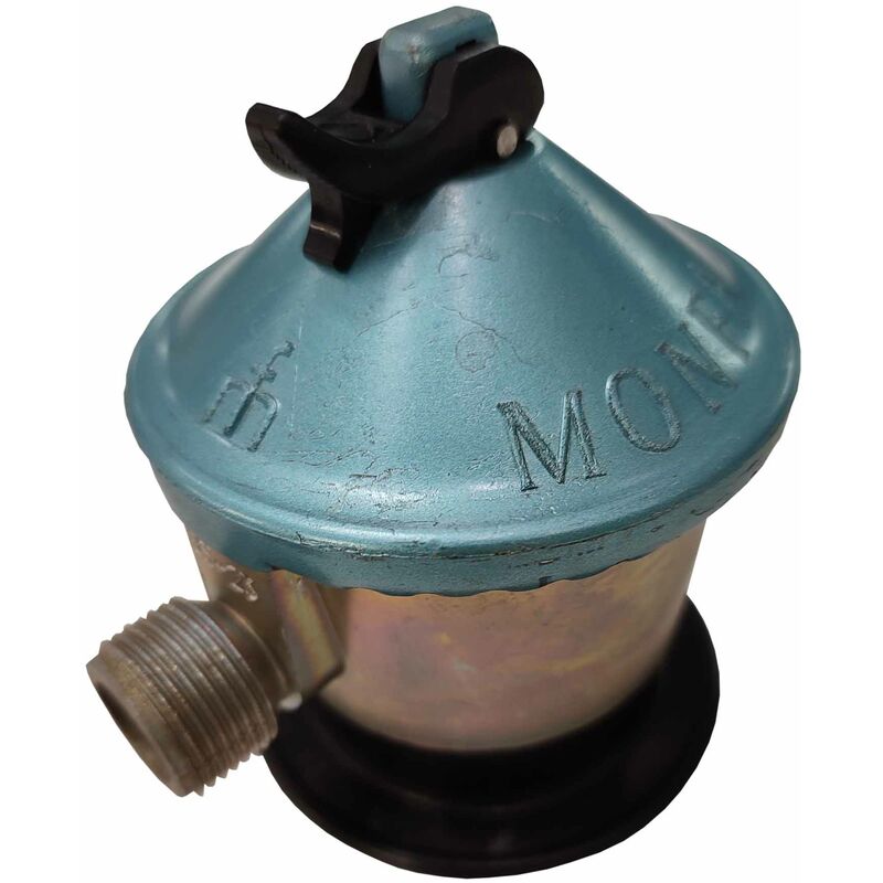 

Regulador Monfa para gas butano doméstico 28 mbar y salida macho 20x1,5