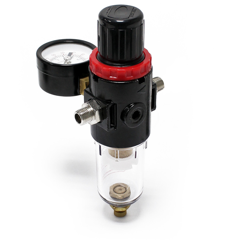 

Regulador Presión Aerógrafo Compresor Filtro Separador 7 bar 9,51mm (1/8')