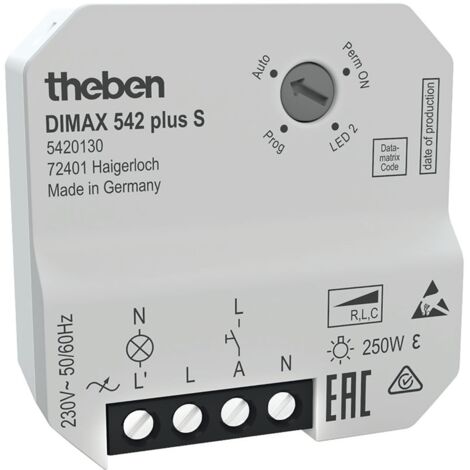 Regulador universal DIMAX 542 plus S Theben 5420130
