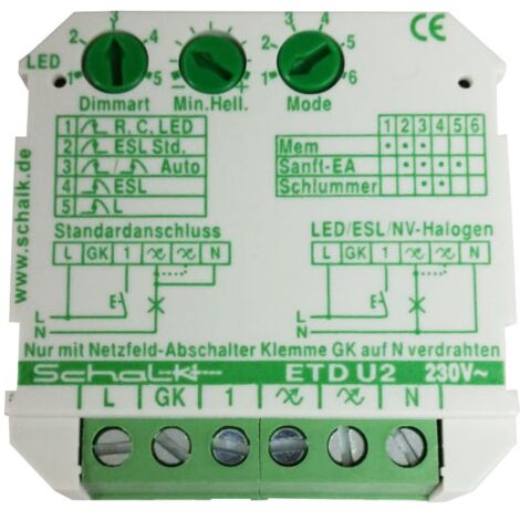 Regulador universal TCI ajustable para lámparas LED ETDU29 180426
