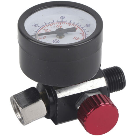 Régulateur d'air BSP 1/4 pouce en alliage d'aluminium avec manomètre pour pistolet à peinture et outils pneumatiques
