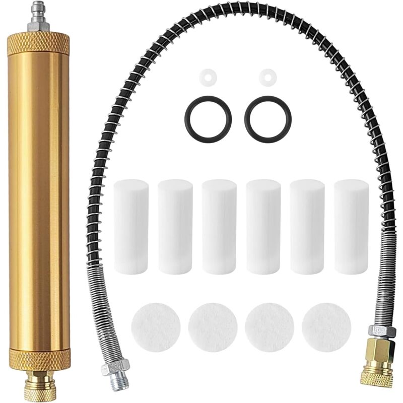 Régulateur d'air comprimé, filtre à air, régulateur de pression 1 / 4 bps avec séparateur d'eau