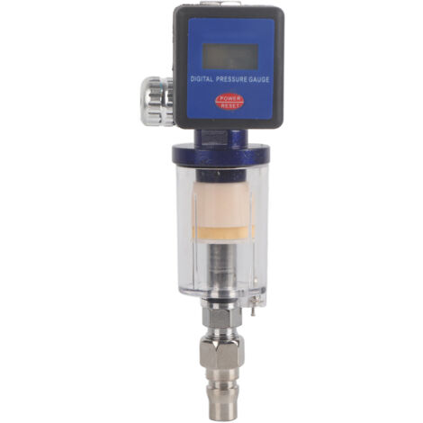 Régulateur d'air numérique, affichage de la pression, filtre de piège à eau MF08 MF01 avec connecteur filetage 1/4 pouces