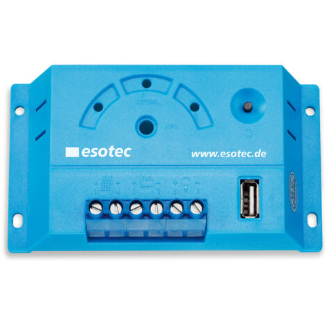 Régulateur de charge 12V - 10A avec sortie USB