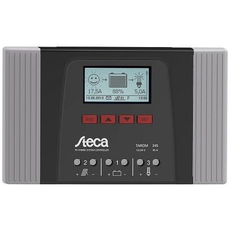 Régulateur de charge écran LCD STECA TAROM 4545 - 45A (Voltage : 48 volts)