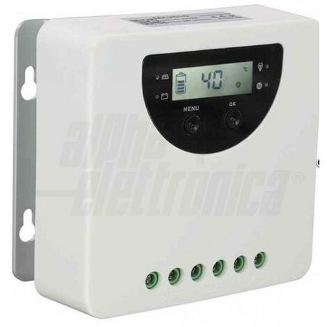 Régulateur de charge mppt 20a alpha elettronica rhc2010-12/24v-entrée 100v