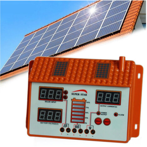 Régulateur De Charge Pour Panneau Solaire 12-24 V 50 60 A