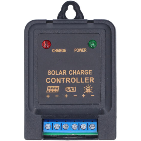 Régulateur de Charge Solaire 6V 12V 3A pour Batterie et Lampes LED