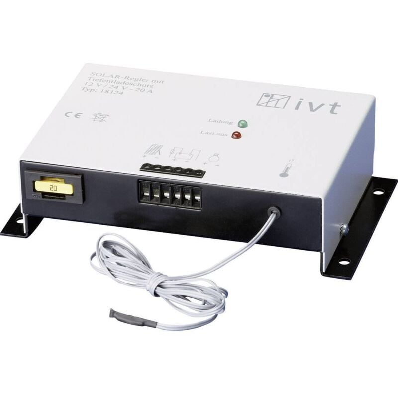 IVT - Shunt Régulateur de charge solaire pwm 12 v, 24 v 20 a
