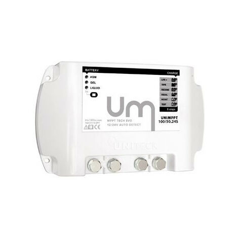 Regulateur De Charge Solaire Mppt - 12/24v - 50a - Unimppt 100/50.24s - Uniteck