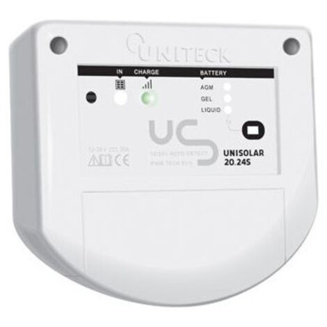 Régulateur De Charge Solaire Pwm - 12/24v - 20a - Unisolar 20.24s - Uniteck