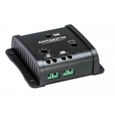 Régulateur de charge solaire PWM 160W 10A – Optimisation batteries acides – Fonction désulfatation – Dimensions 11,3 x 10,5 x 3 cm – Antarion