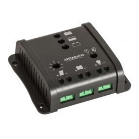 Régulateur de charge solaire PWM 20A – Tension 12V/24V – Protection contre surcharge et décharge profonde – Affichage état de charge – Antarion
