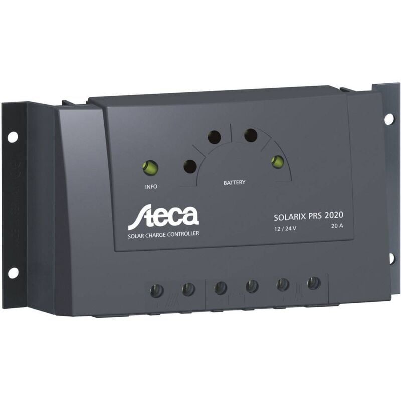 Régulateur de charge solaire Steca Solarix prs 2020 12 v, 24 v 20 a