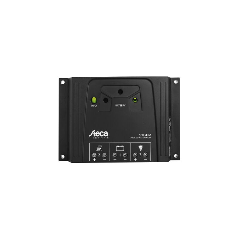 Steca - Régulateur solaire Solsum 0606 6A 12/24V