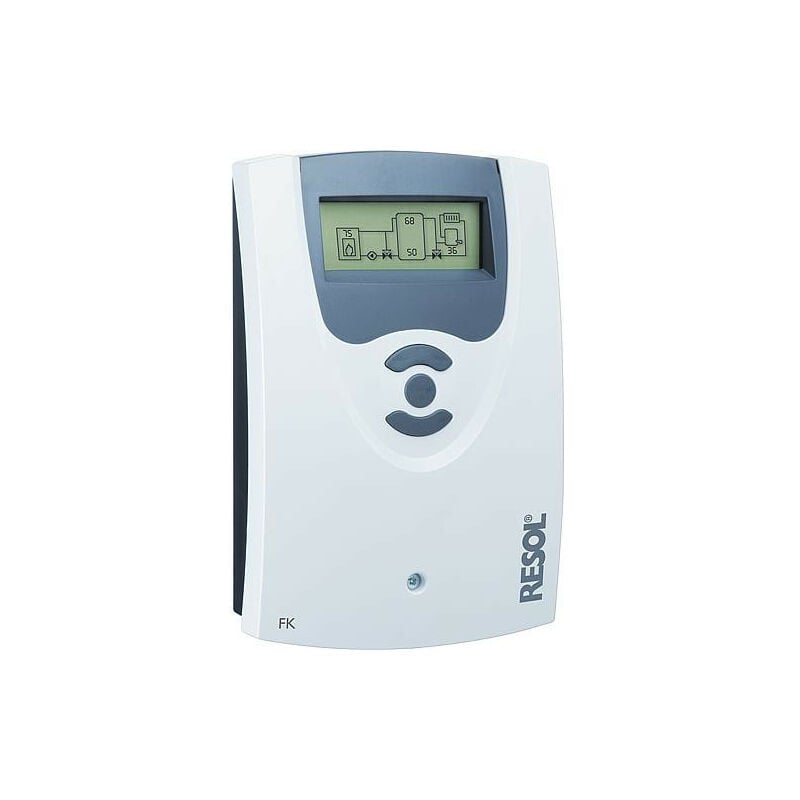 Banyo - Regulateur de chaudiere a combustible solide fk, avec 3 sondes