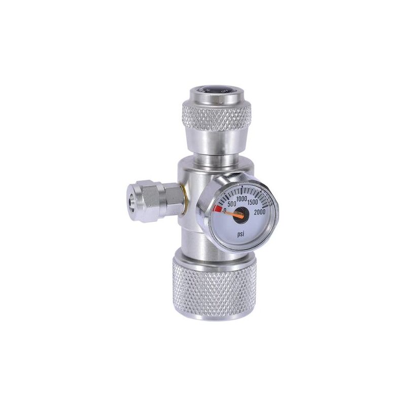 Régulateur de CO2 pour aquarium - Manomètre de pression réglable - Système de CO2 pour plantes aquatiques