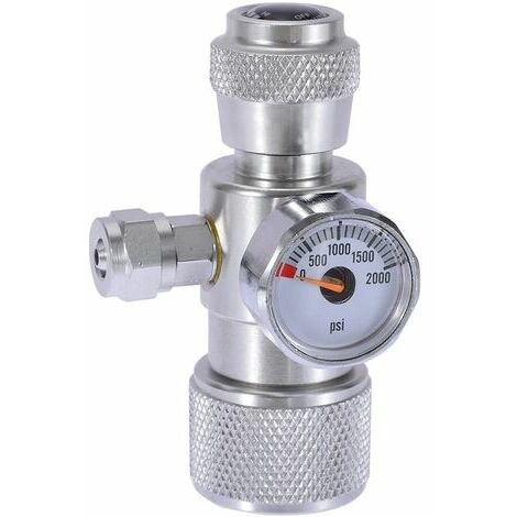 Régulateur de CO2 pour aquarium - Manomètre de pression réglable - Système de CO2 pour plantes aquatiques
