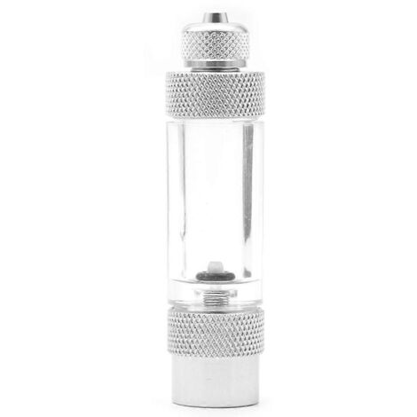 Régulateur de compteur de CO2 pour aquarium, mini-compteur de dioxyde de carbone en alliage d'aluminium