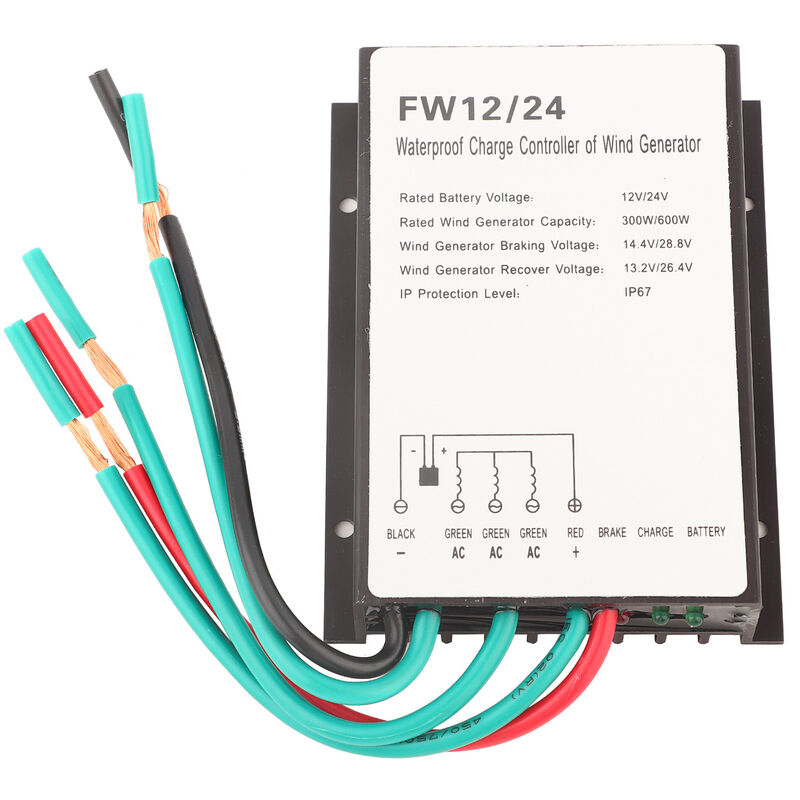 Régulateur de contrleur de charge de générateur d'éolienne étanche FW12/24 - Eosnow