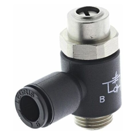 Régulateur de débit Legris 7 011, 6mm ( Prix pour 1 )