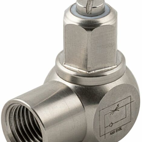 Régulateur de débit RS PRO 66070, Mâle 1/4", 1/4pouce ( Prix pour Paquet de 2 )