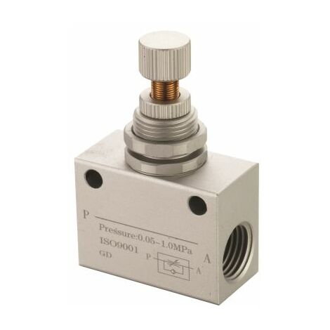 Régulateur de débit RS PRO QSC, Femelle 1/8 pouce ( Prix pour 1 )