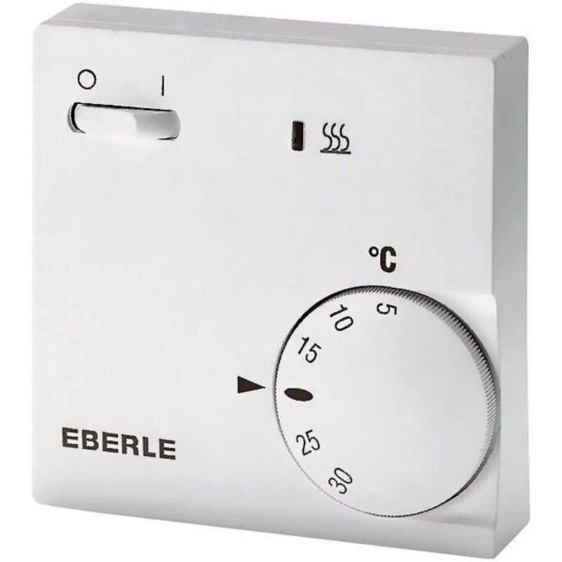 Thermostat d'ambiance Eberle rtr-e 6202 montage apparent (en saillie) programme journalier 5 à 30 °c