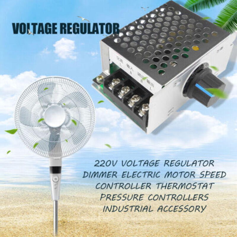 Régulateur de moteur monophasé 220 V CA, contrôleur de vitesse de moteur de ventilateur, contrôleur de courant et contrôleur de température à