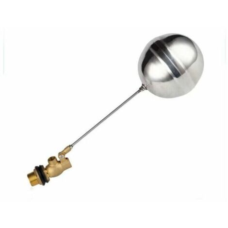 Régulateur de niveau de piscine-Capteur d'eau en laiton de robinet à flotteur d'eau en laiton de robinet à flotteur DN15 G1/2 pour robinet automatique de niveau d'eau de piscine