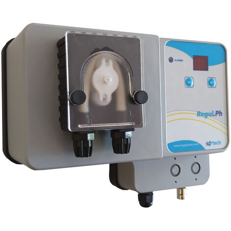 Pompe doseuse automatique pH piscine – Régulation instantanée – Sonde intégrée – Compatible tous systèmes filtration – Bypiscine