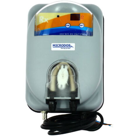 Régulateur de pH pour piscine – Pompe péristaltique – Débit 3L/h – Compatible jusqu'à 200m3 – Type chlore/RX – Installation facile