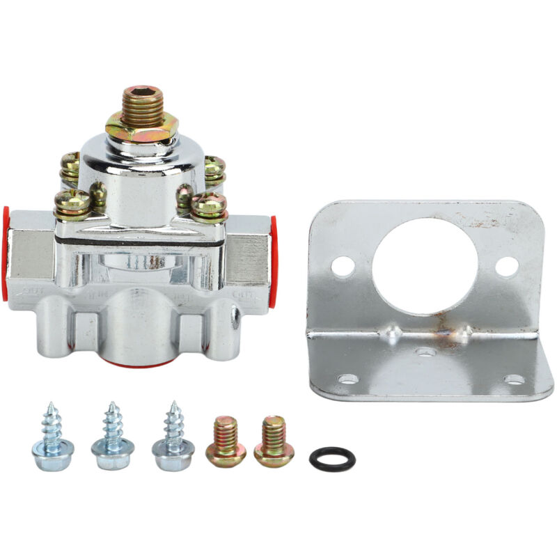 Régulateur de pression de carburant en alliage de zinc 1-4 psi, port 3/8 pouces npt 12-804 pour carburateurs Edelbrock