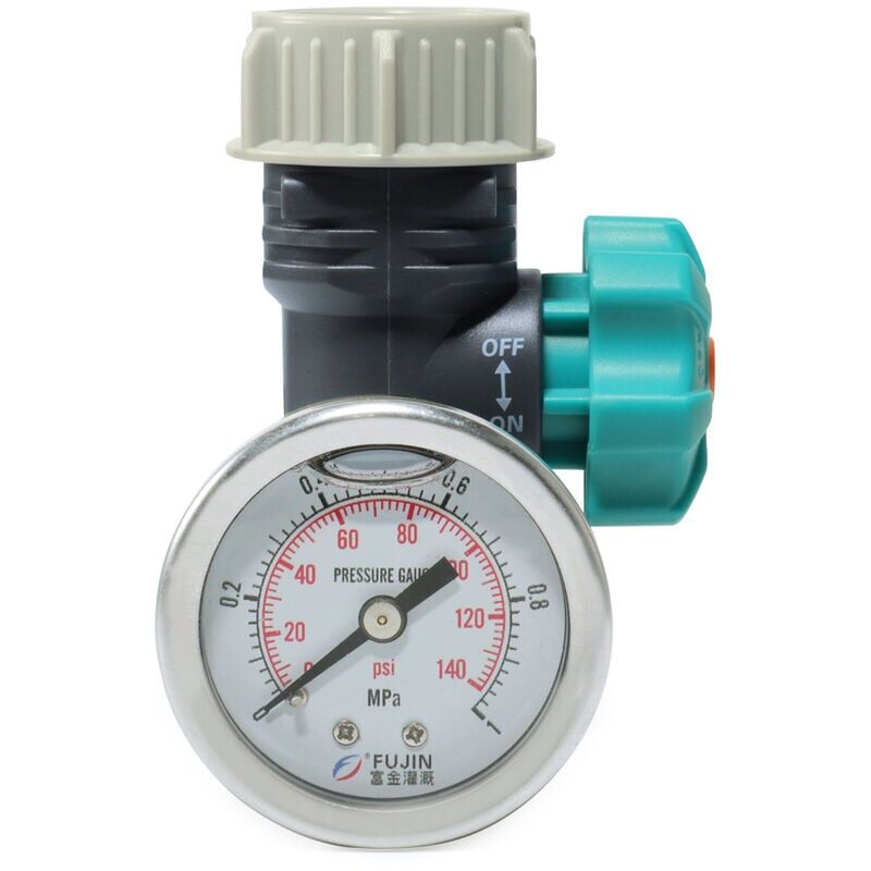 Ahlsen - Régulateur de pression d'eau avec vanne de pression d'eau réglable en pression vanne d'eau d'irrigation de jardin - black