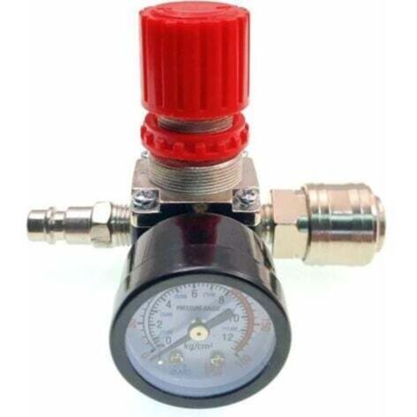 Régulateur de pression pneumatique 1/4" – TRIMEC – réglage précis jusqu’à 12 bar, raccord rapide, compatible compresseur d’air