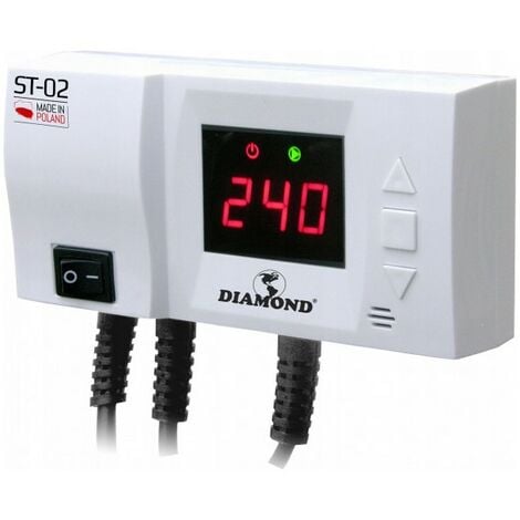 JARDIBRICODECO Module de commande pour pompe (circulateur) de chauffage central LED ST-02