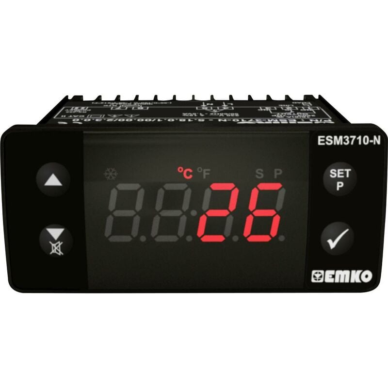 Emko - ESM-3710-N 2 points de réglage Régulateur de température j 0 à 800 °c Relais 16 a (l x l x h) 65 x 76 x 35 mm Q56686