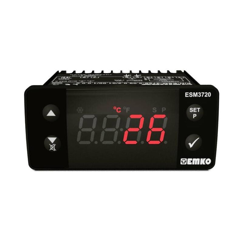 Régulateur de température 2 points et régulateur pid Emko ESM-3720 101747 Pt100 -50 à 400 °c Relais 16 a 1 pc(s) D948311