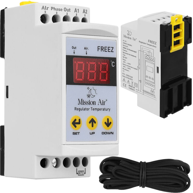 Régulateur de température FREEZ pour rail DIN