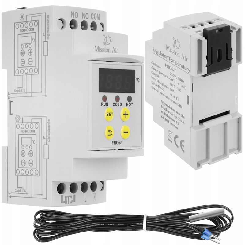 Régulateur de température FROST pour rail DIN